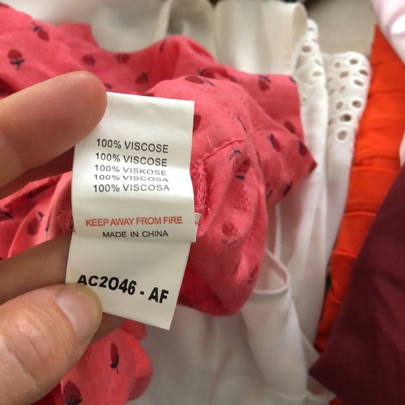 Glamorous Coral Rosebud Cropped Wrap Top Size 12 NWT - Picture 11 of 11